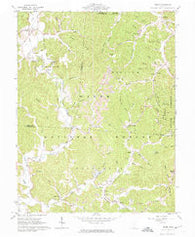Pedro Ohio Historical topographic map, 1:24000 scale, 7.5 X 7.5 Minute, Year 1961