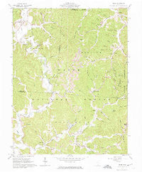 Pedro Ohio Historical topographic map, 1:24000 scale, 7.5 X 7.5 Minute, Year 1961