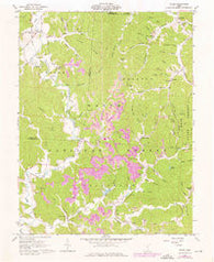 Pedro Ohio Historical topographic map, 1:24000 scale, 7.5 X 7.5 Minute, Year 1961