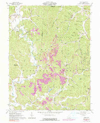 Pedro Ohio Historical topographic map, 1:24000 scale, 7.5 X 7.5 Minute, Year 1961