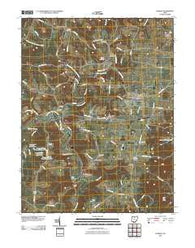 Peebles Ohio Historical topographic map, 1:24000 scale, 7.5 X 7.5 Minute, Year 2010