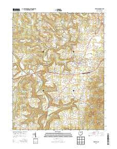 Peebles Ohio Historical topographic map, 1:24000 scale, 7.5 X 7.5 Minute, Year 2013