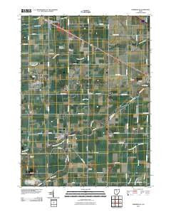 Pemberville Ohio Historical topographic map, 1:24000 scale, 7.5 X 7.5 Minute, Year 2010
