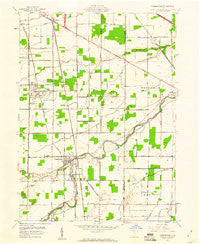 Pemberville Ohio Historical topographic map, 1:24000 scale, 7.5 X 7.5 Minute, Year 1959