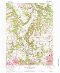 Peninsula Ohio Historical topographic map, 1:24000 scale, 7.5 X 7.5 Minute, Year 1963