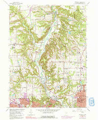 Peninsula Ohio Historical topographic map, 1:24000 scale, 7.5 X 7.5 Minute, Year 1963
