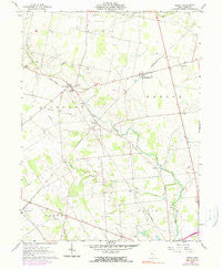 Peoria Ohio Historical topographic map, 1:24000 scale, 7.5 X 7.5 Minute, Year 1961