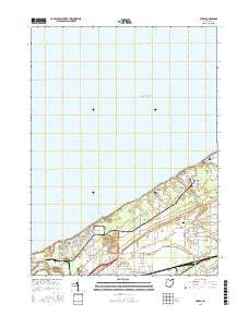 Perry Ohio Current topographic map, 1:24000 scale, 7.5 X 7.5 Minute, Year 2016