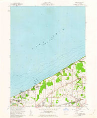 Perry Ohio Historical topographic map, 1:24000 scale, 7.5 X 7.5 Minute, Year 1960