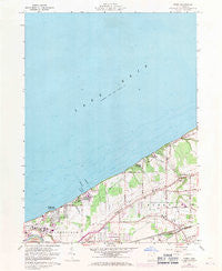 Perry Ohio Historical topographic map, 1:24000 scale, 7.5 X 7.5 Minute, Year 1960