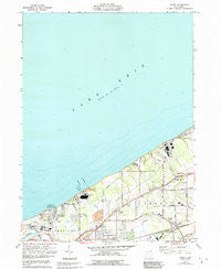 Perry Ohio Historical topographic map, 1:24000 scale, 7.5 X 7.5 Minute, Year 1960