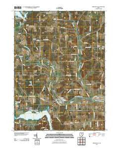 Perrysville Ohio Historical topographic map, 1:24000 scale, 7.5 X 7.5 Minute, Year 2010
