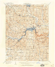Perrysville Ohio Historical topographic map, 1:62500 scale, 15 X 15 Minute, Year 1912