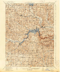 Perrysville Ohio Historical topographic map, 1:62500 scale, 15 X 15 Minute, Year 1915