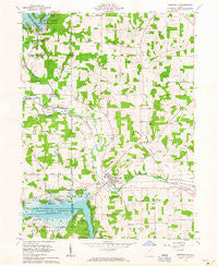 Perrysville Ohio Historical topographic map, 1:24000 scale, 7.5 X 7.5 Minute, Year 1961