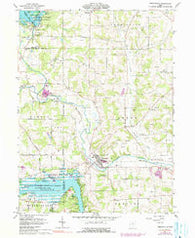Perrysville Ohio Historical topographic map, 1:24000 scale, 7.5 X 7.5 Minute, Year 1961