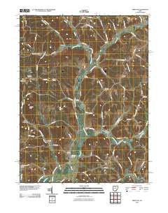 Perryton Ohio Historical topographic map, 1:24000 scale, 7.5 X 7.5 Minute, Year 2010