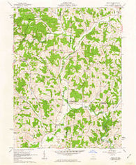 Perryton Ohio Historical topographic map, 1:24000 scale, 7.5 X 7.5 Minute, Year 1962