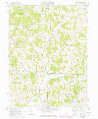 Perryton Ohio Historical topographic map, 1:24000 scale, 7.5 X 7.5 Minute, Year 1962