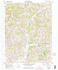 Perryton Ohio Historical topographic map, 1:24000 scale, 7.5 X 7.5 Minute, Year 1962
