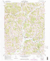 Perryton Ohio Historical topographic map, 1:24000 scale, 7.5 X 7.5 Minute, Year 1962