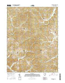 Petersburg Ohio Current topographic map, 1:24000 scale, 7.5 X 7.5 Minute, Year 2016