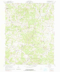 Petersburg Ohio Historical topographic map, 1:24000 scale, 7.5 X 7.5 Minute, Year 1961