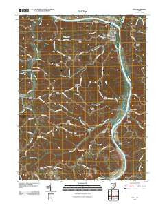 Philo Ohio Historical topographic map, 1:24000 scale, 7.5 X 7.5 Minute, Year 2010