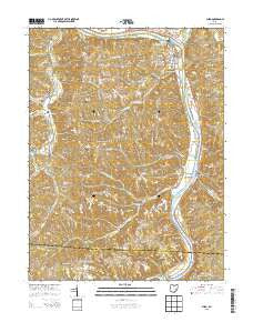Philo Ohio Historical topographic map, 1:24000 scale, 7.5 X 7.5 Minute, Year 2013