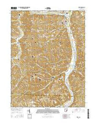 Philo Ohio Current topographic map, 1:24000 scale, 7.5 X 7.5 Minute, Year 2016