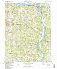 Philo Ohio Historical topographic map, 1:24000 scale, 7.5 X 7.5 Minute, Year 1994