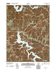 Piedmont Ohio Historical topographic map, 1:24000 scale, 7.5 X 7.5 Minute, Year 2010