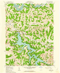 Piedmont Ohio Historical topographic map, 1:24000 scale, 7.5 X 7.5 Minute, Year 1961