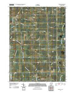 Pierpont Ohio Historical topographic map, 1:24000 scale, 7.5 X 7.5 Minute, Year 2010