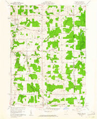 Pierpont Ohio Historical topographic map, 1:24000 scale, 7.5 X 7.5 Minute, Year 1960