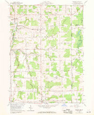 Pierpont Ohio Historical topographic map, 1:24000 scale, 7.5 X 7.5 Minute, Year 1960