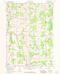 Pierpont Ohio Historical topographic map, 1:24000 scale, 7.5 X 7.5 Minute, Year 1960