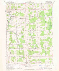Pierpont Ohio Historical topographic map, 1:24000 scale, 7.5 X 7.5 Minute, Year 1960