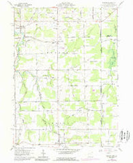 Pierpont Ohio Historical topographic map, 1:24000 scale, 7.5 X 7.5 Minute, Year 1960