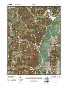 Piketon Ohio Historical topographic map, 1:24000 scale, 7.5 X 7.5 Minute, Year 2010
