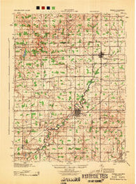 Pioneer Ohio Historical topographic map, 1:62500 scale, 15 X 15 Minute, Year 1944