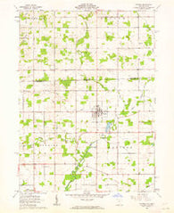 Pioneer Ohio Historical topographic map, 1:24000 scale, 7.5 X 7.5 Minute, Year 1961