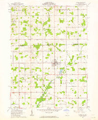 Pioneer Ohio Historical topographic map, 1:24000 scale, 7.5 X 7.5 Minute, Year 1961