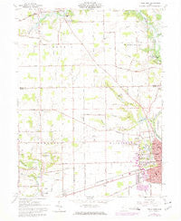 Piqua West Ohio Historical topographic map, 1:24000 scale, 7.5 X 7.5 Minute, Year 1961