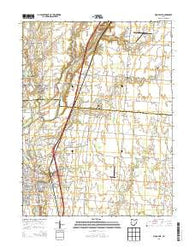 Piqua East Ohio Historical topographic map, 1:24000 scale, 7.5 X 7.5 Minute, Year 2013