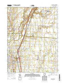 Piqua East Ohio Historical topographic map, 1:24000 scale, 7.5 X 7.5 Minute, Year 2013