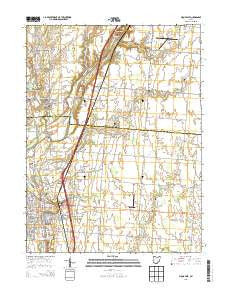 Piqua East Ohio Historical topographic map, 1:24000 scale, 7.5 X 7.5 Minute, Year 2013