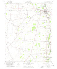 Plain City Ohio Historical topographic map, 1:24000 scale, 7.5 X 7.5 Minute, Year 1961