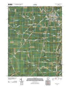 Plain City Ohio Historical topographic map, 1:24000 scale, 7.5 X 7.5 Minute, Year 2010