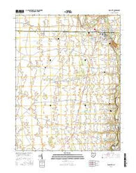 Plain City Ohio Current topographic map, 1:24000 scale, 7.5 X 7.5 Minute, Year 2016